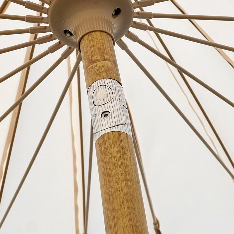 2.8M Hand-Cranked Landscape Umbrella