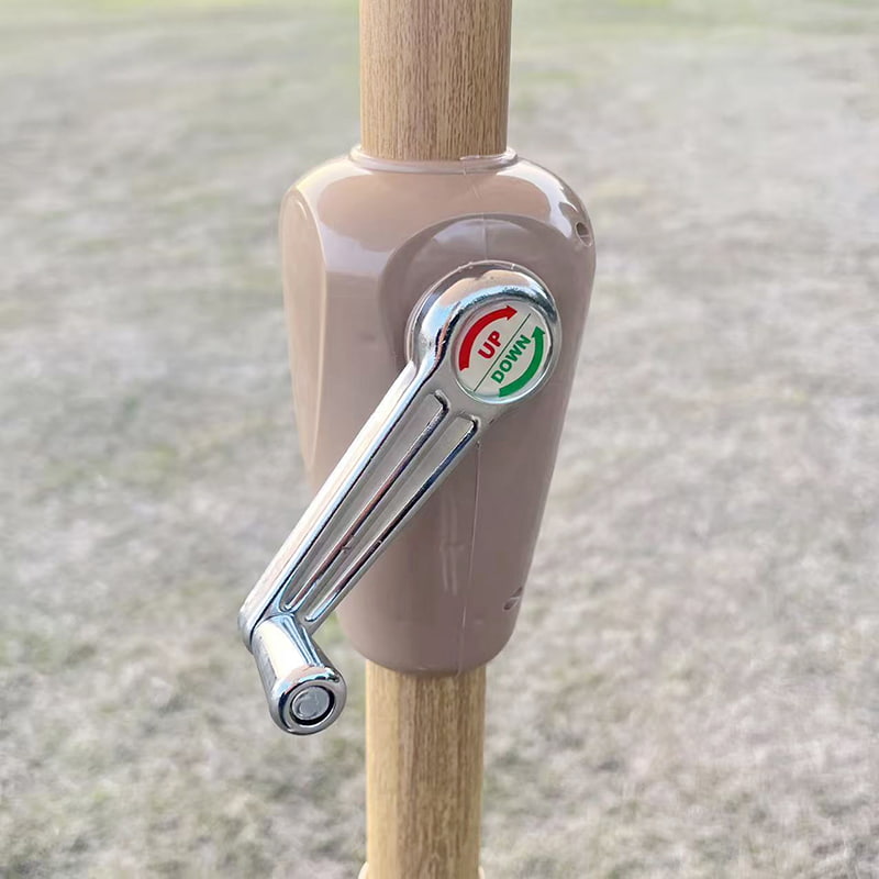 2.8M Hand-Cranked Landscape Umbrella