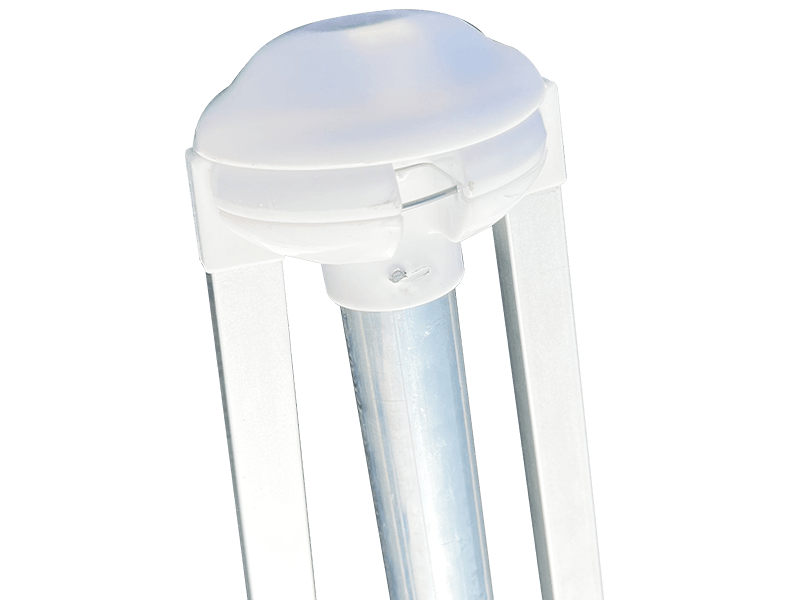 2.8*2.4M 2-Ribbed Decorative Beach Umbrella