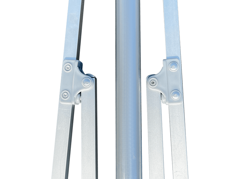 2.8*2.4M 2-Ribbed Decorative Beach Umbrella