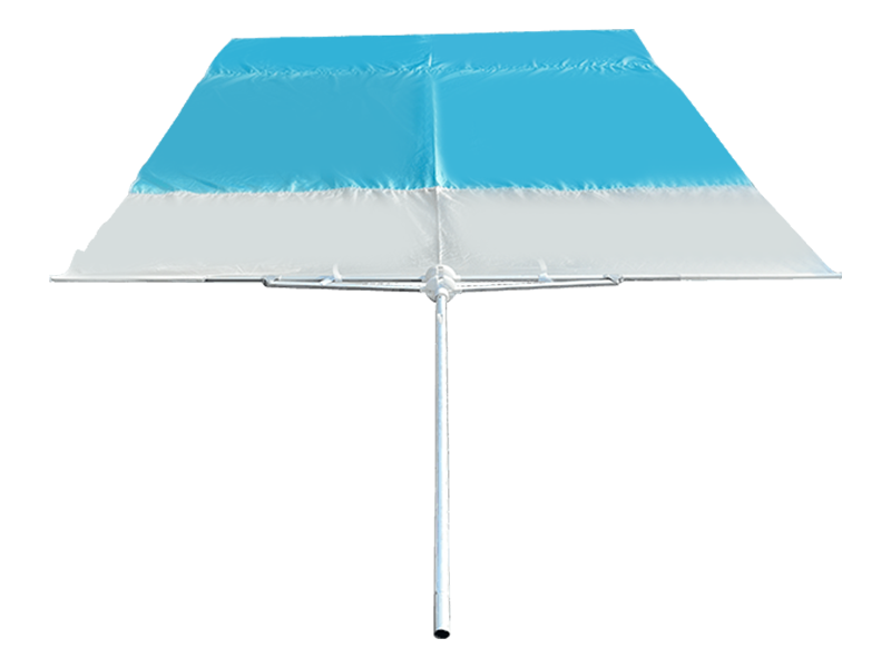 2.8*2.4M 2-Ribbed Decorative Beach Umbrella