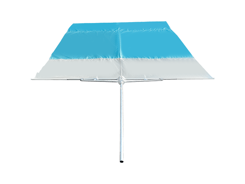 2.8*2.4M 2-Ribbed Decorative Beach Umbrella
