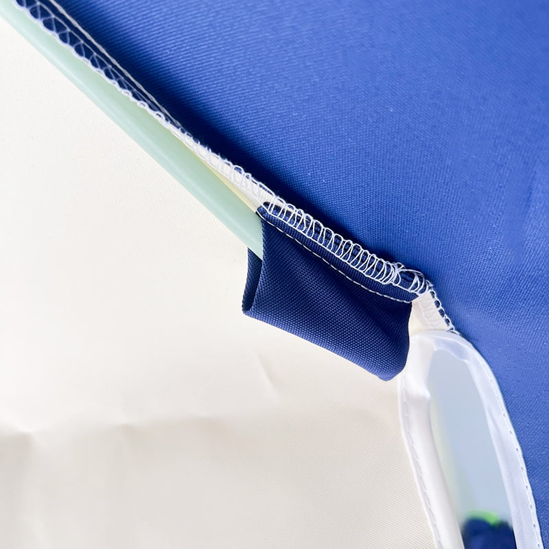 2.5M Blue And White Patchwork Pagoda Umbrella