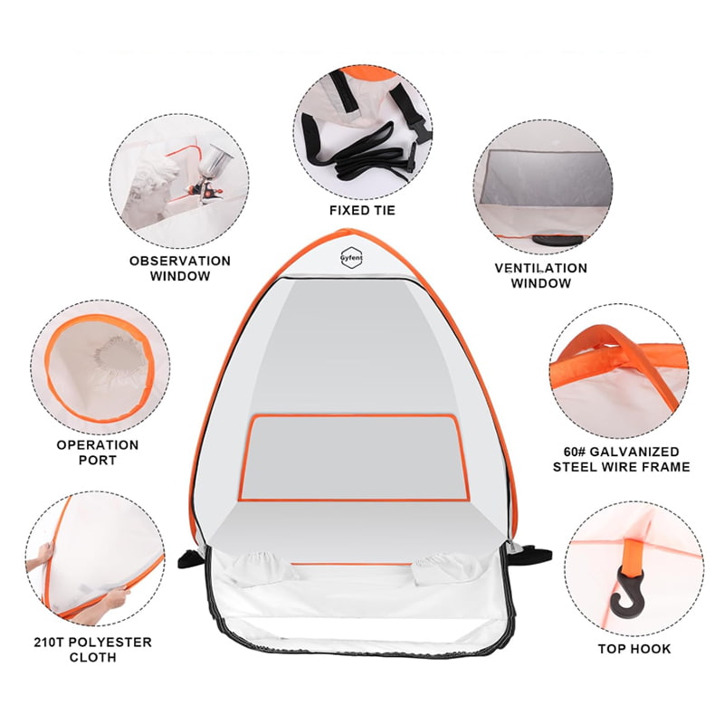 Pop-Up Portable Spray Rainproof Storage Tent