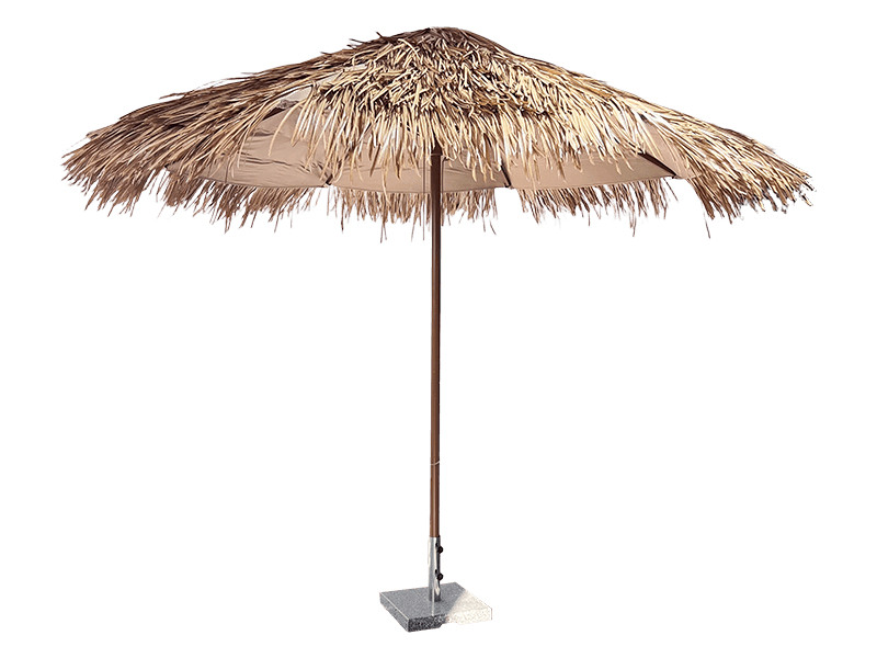 3-Meter Straw Patio Umbrella