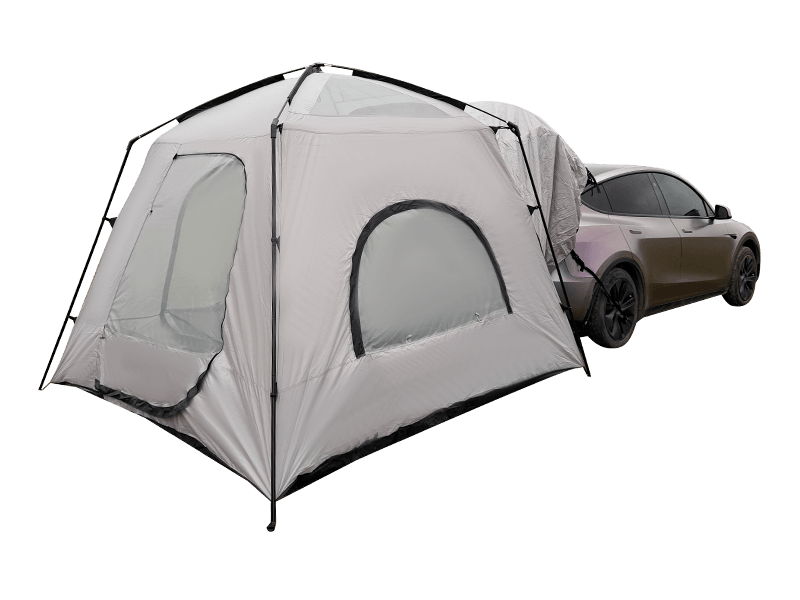 Outdoor Camping Double-Layer Tent Na Kumokonekta sa Likod Ng Sasakyan