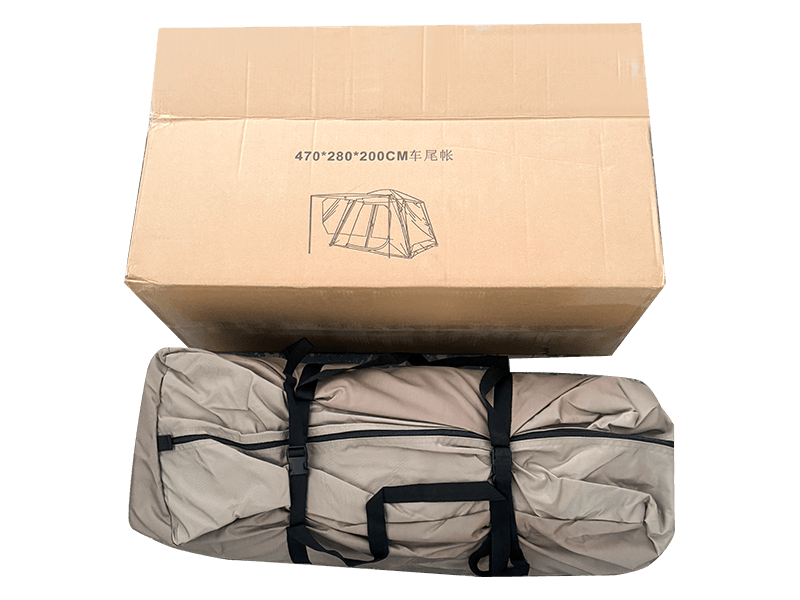 Outdoor Camping Double-Layer Tent Na Kumokonekta sa Likod Ng Sasakyan