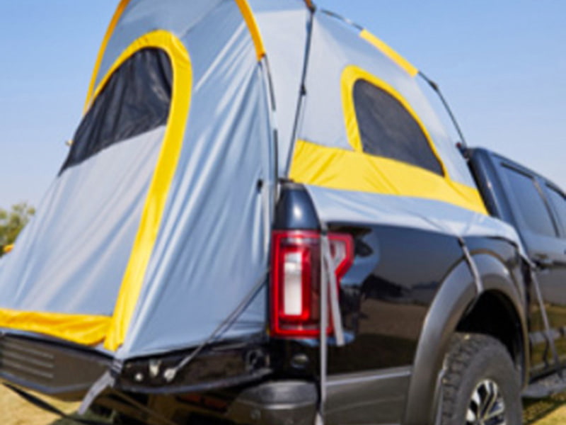 Outdoor Car Tailgate Sunshade at Camping Tent Outdoor Car Tailgate Sunshade at Camping Tent