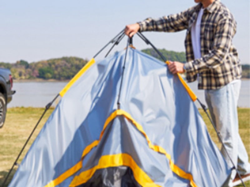 Outdoor Car Tailgate Sunshade at Camping Tent Outdoor Car Tailgate Sunshade at Camping Tent