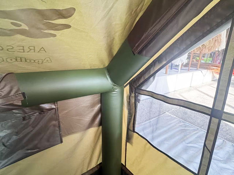 Maliit na Sukat ng Military Green Inflatable Camping Tent Maliit na Sukat ng Military Green Inflatable Camping Tent