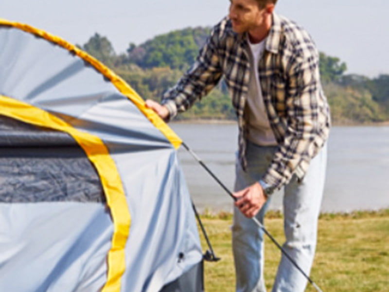 Outdoor Car Tailgate Sunshade at Camping Tent Outdoor Car Tailgate Sunshade at Camping Tent