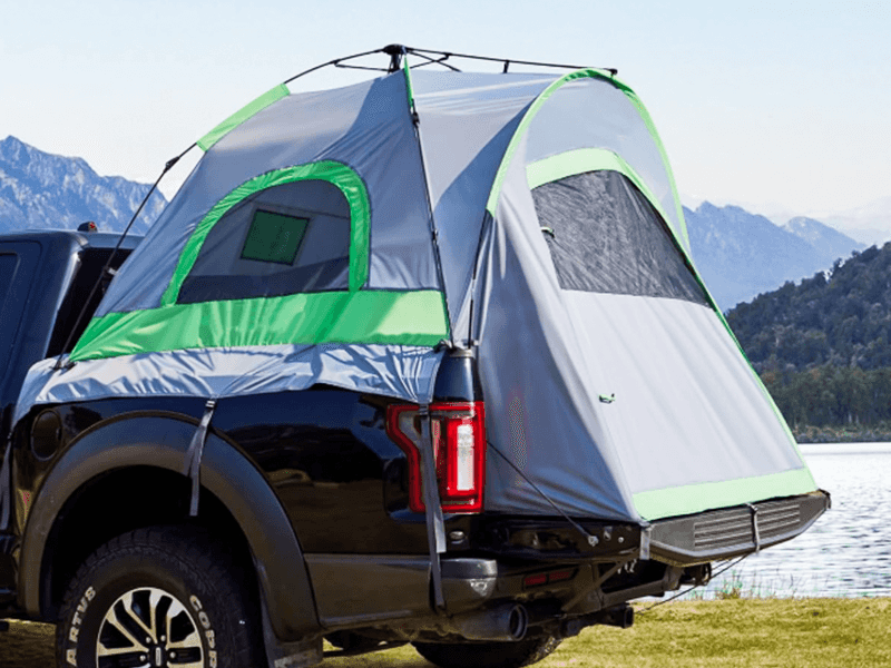 Outdoor Car Tailgate Sunshade at Camping Tent Outdoor Car Tailgate Sunshade at Camping Tent