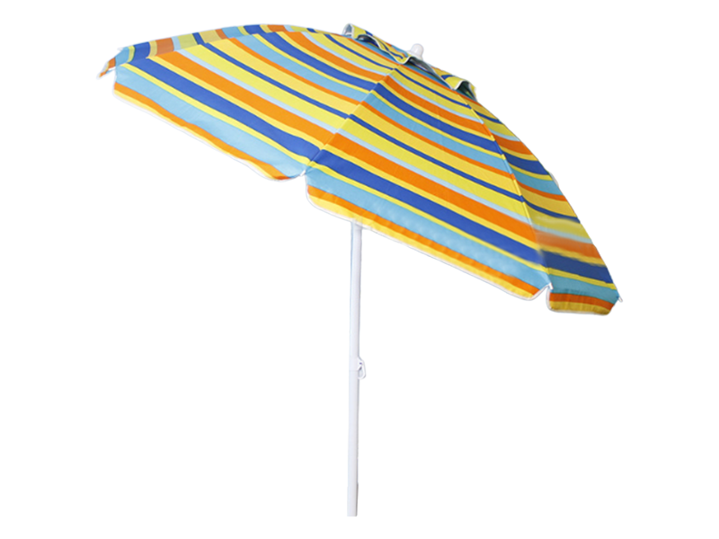 2M Outdoor Polyester Silver Glue Beach Umbrella