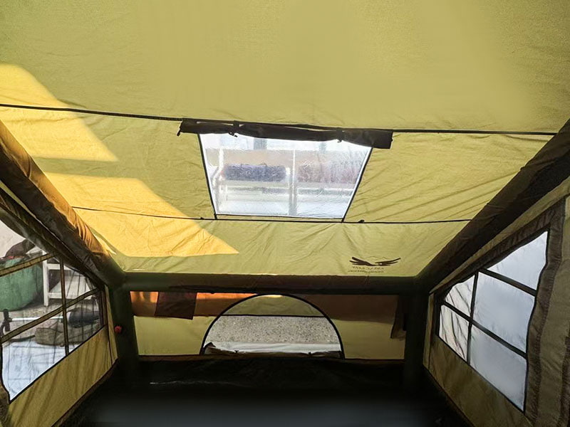 Maliit na Sukat ng Military Green Inflatable Camping Tent Maliit na Sukat ng Military Green Inflatable Camping Tent