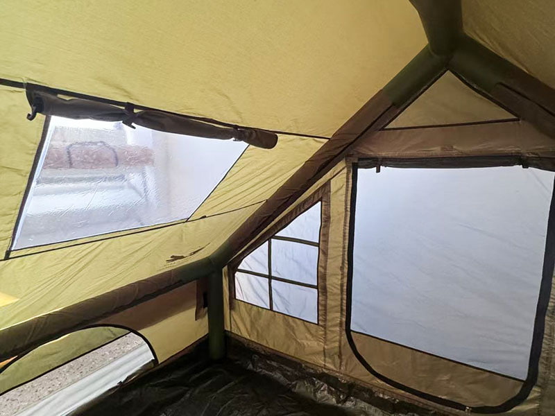 Maliit na Sukat ng Military Green Inflatable Camping Tent Maliit na Sukat ng Military Green Inflatable Camping Tent
