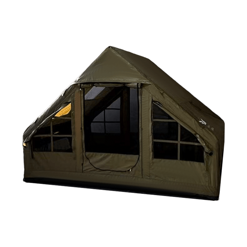 Maliit na Sukat ng Military Green Inflatable Camping Tent