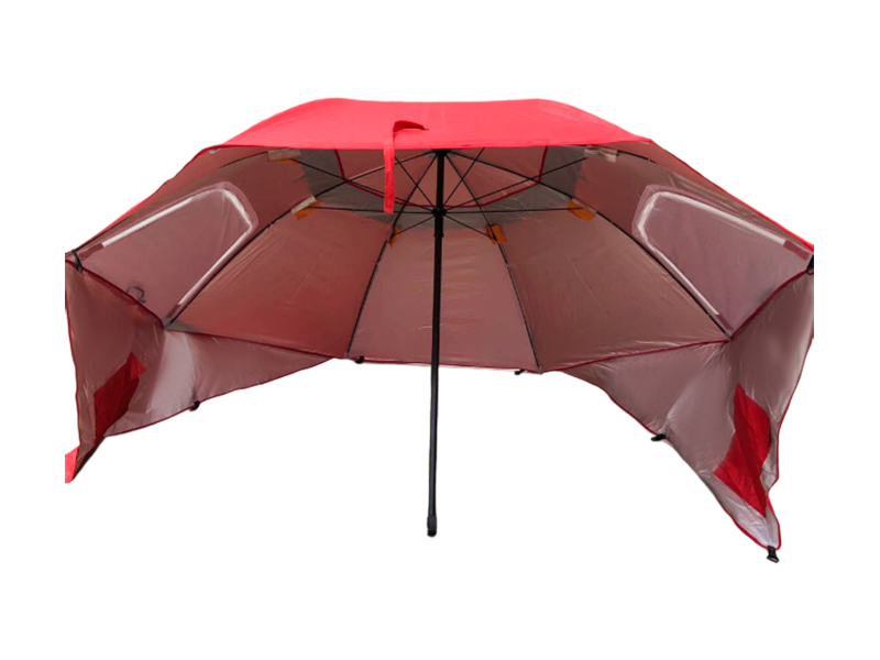 Outdoor Portable 2.4 M Oxford Silver Tape Umbrella