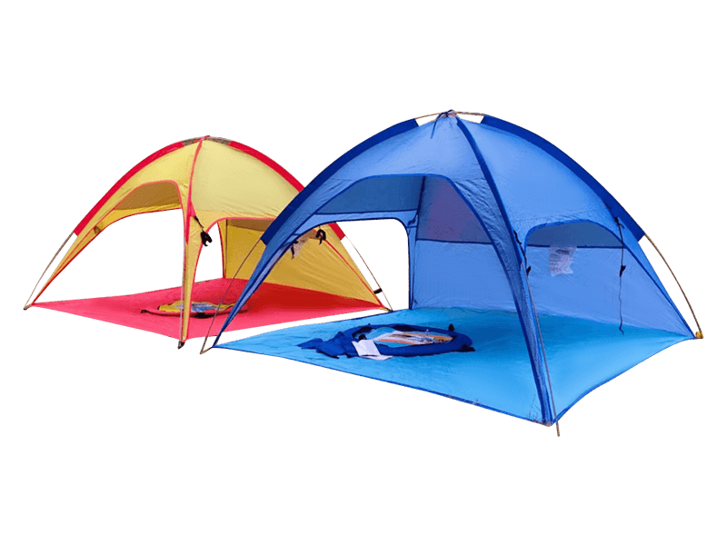 Maluwag na Outdoor Beach Tent na may Ventilation sa Tatlong Gilid